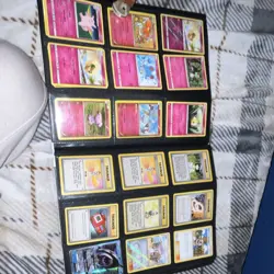 Pokemon TCG Binder Lot - Growlithe, Vulpix, Pikachu, Holo & Regular Cards - Image 5