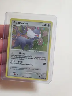 LP Glameow DP23 Diamond and Pearl Holo Promo Mid-Era Pokemon Card - Image 1