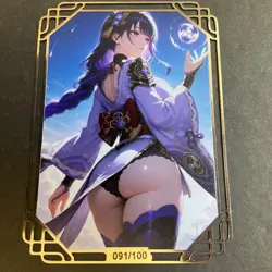 Goddess Story Gold METAL Card - Double Sidded - Serial Number #/100! Shogun - Image 2