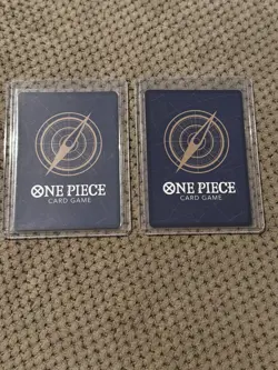 (2) One Piece Monkey D. Luffy US College Basketball Voyage Cards! NM In Hand! - Image 2