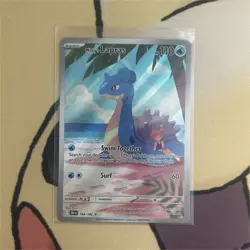 Pokemon Misty's Lapras 110HP 60 Attack Holo Card 194/182 Sv10 Illustration Rare - Image 1