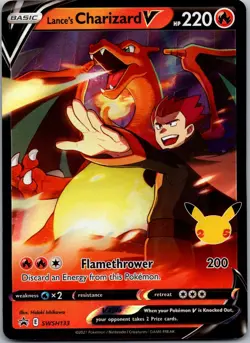 Lance's Charizard V SWSH133 - SWSH: Sword & Shield Promo Cards Promo NM - Image 1