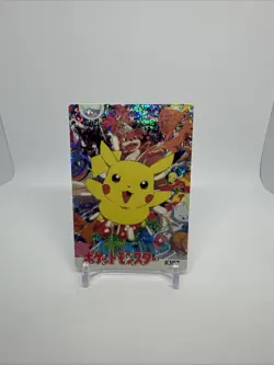 Pokemon Pocket Monsters Vintage Vending Prism Sticker Card #387 Pikachu Friends - Image 2