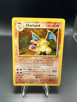 Pokemon TCG Charizard 1999-2000 Base Set Holo Rare Card 4/102 - Image 2