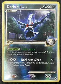 Darkrai 3/111 Rising Rivals Reverse Holo Rare Pokemon Card NM - Image 1