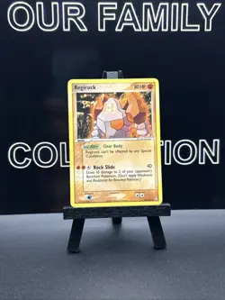 Regirock 28/110 Regular Holon Phantoms 2006 Pokemon Card - Image 1