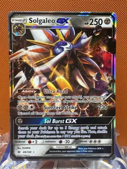 Sogaleo GX Pokemon Card 89/149 Sun And Moon - Image 1