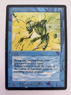 MTG Reconstruction x1- -Antiquities- HP Magic The Gathering - Image 1