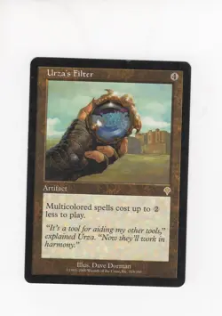 Urza's Filter Invasion MP surface indents MTG Magic the Gathering b - Image 1