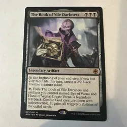 The Book of Vile Darkness NM Adventures in the Forgotten Realms MTG Magic - Image 1