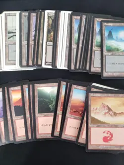 200 Vintage MTG Basic LAND lot 40 Of Each Type - Image 3