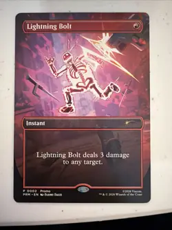 Mtg Lightning Bolt TMNT Promo 0002 - Image 1