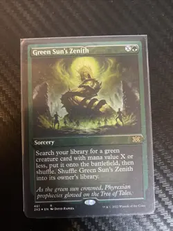 Green Sun's Zenith (Foil Etched) Double Masters 2022 Foil - Image 1