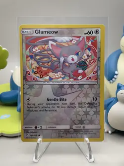 Glameow 108/156 Reverse Holo Common Ultra Prism Pokemon 2018 - Image 1