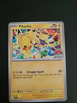 Pikachu SVP 225 - Pokemon TCG - World Championship Black Star Promo NM - Image 1