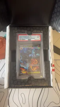 Pokemon 2025 Mega Charizard X ex 125/094 SIR Phantasmal Flames PSA 9 - Image 3