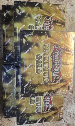 Yu-Gi-Oh! Maximum Gold Mini-Box (Lot of 5) - New/Sealed 1st Edition English - Image 1