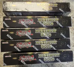 Yu-Gi-Oh! Maximum Gold Mini-Box (Lot of 5) - New/Sealed 1st Edition English - Image 4