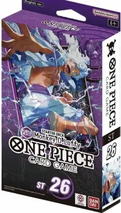 One Piece Purple/Black Monkey.D.Luffy Starter Deck [ST-26] Sealed English - Image 1