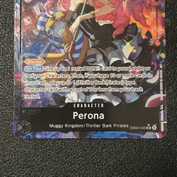 One Piece Heroines Edition Perona SR AA Alt Art EB03-045 English NM - Image 2