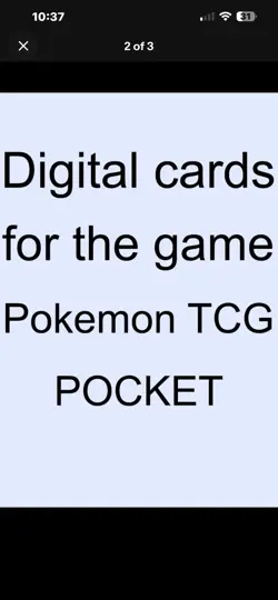 Pokemon Pocket TCG Card 2 Star Art Rainbow Poliwrath EX Secluded Springs DIGITAL - Image 2