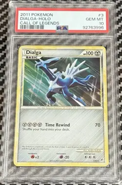 2011 Pokemon Call of Legends # 3 Dialga Holo PSA 10 Card GEM MINT! Rare! Pop 13! - Image 1