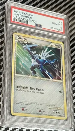 2011 Pokemon Call of Legends # 3 Dialga Holo PSA 10 Card GEM MINT! Rare! Pop 13! - Image 2
