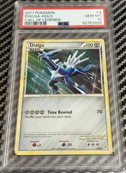 2011 Pokemon Call of Legends # 3 Dialga Holo PSA 10 Card GEM MINT! Rare! Pop 13! - Image 4