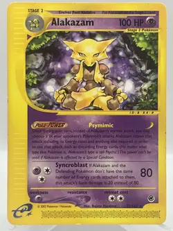 Alakazam 33/165 Expedition Non Holo Rare 2002 Vintage Pokemon TCG Card - Image 1
