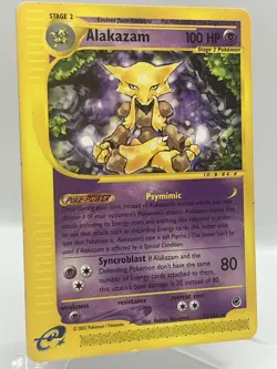 Alakazam 33/165 Expedition Non Holo Rare 2002 Vintage Pokemon TCG Card - Image 2
