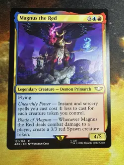 1x Magnus the Red - Universes Beyond: Warhammer 40,000 MTG NM / MINT - Image 1