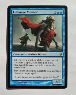 Magic MTG - Lullmage Mentor - Zendikar - NM - Image 1