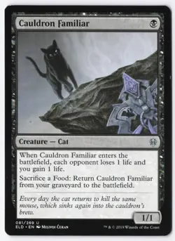 Cauldron Familiar Normal U Throne of Eldraine 81 NM - Image 1