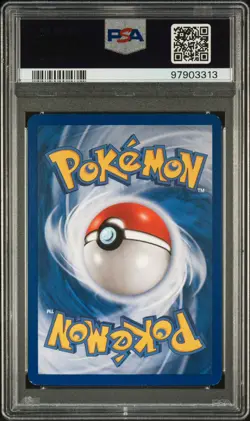 2005 POKEMON EX UNSEEN FORCES #117 CELEBI EX-HOLO PSA 8 *with guard* HEAD SWIRL! - Image 3