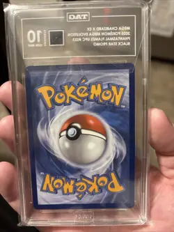Pokemon Tag Mega Charizard Ex 023 Promo TAG 10 Black Star UPC - Image 2