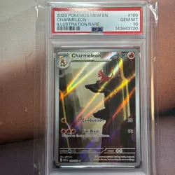 PSA 10 GEM MINT Charmeleon 169/165 Sv: Scarlet & Violet 151 Holo Pokemon 2023 - Image 1