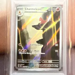 PSA 10 GEM MINT Charmeleon 169/165 Sv: Scarlet & Violet 151 Holo Pokemon 2023 - Image 4
