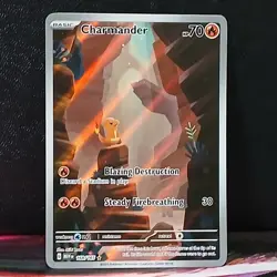 Pokemon TCG Charmander Scarlet & Violet 151 168/165 LP+ - Image 1