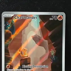Pokemon TCG Charmander Scarlet & Violet 151 168/165 LP+ - Image 2