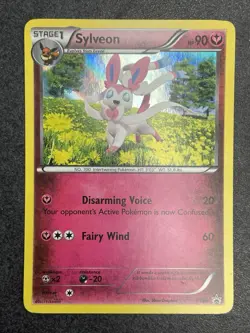 Pokemon TCG Sylveon Black Star Promos XY04 Holofoil MP - Image 1