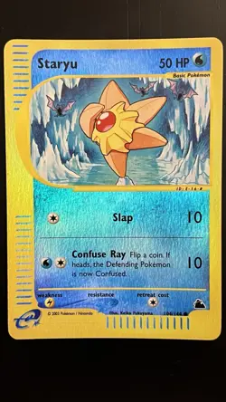 Staryu 104/144 NM Skyridge Reverse Holo Pokemon TCG - Image 1