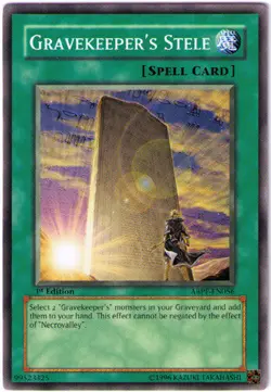 Gravekeeper's Stele - ABPF-EN056 - Common - Unlimited Edition x3 - Near Mint - Image 1