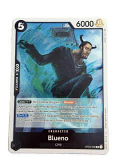 New: One Piece CCG Blueno OP03-090 Pillars of Strength Foil Rare - Image 1