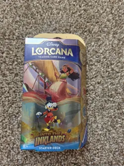 Disney Lorcana TCG Into The Inklands Sealed Starter Deck Ruby & Sapphire NEW - Image 1