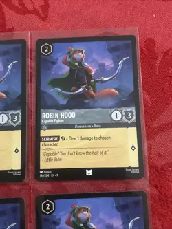 4x Disney Lorcana Fabled - Robin Hood - Capable Fighter - 184/204 - x4 - Image 2
