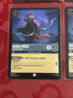 4x Disney Lorcana Fabled - Robin Hood - Capable Fighter - 184/204 - x4 - Image 4