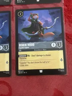 4x Disney Lorcana Fabled - Robin Hood - Capable Fighter - 184/204 - x4 - Image 5