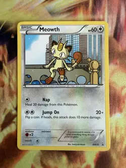 Pokemon Tcg Meowth BW35 Promo Card Rare - Image 1