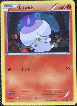 Litwick 18/99 Next Destinies Regular - Pokemon Card - Image 1