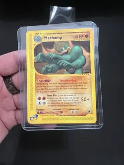 Machamp 51/165 Expedition Base Set Vintage 2002 Pokemon TCG Card NM - Image 1